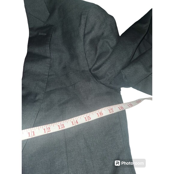 Vitale Barberis Canonico Fabric Made In Italy Blazer Missing Size - Picture 6 of 7